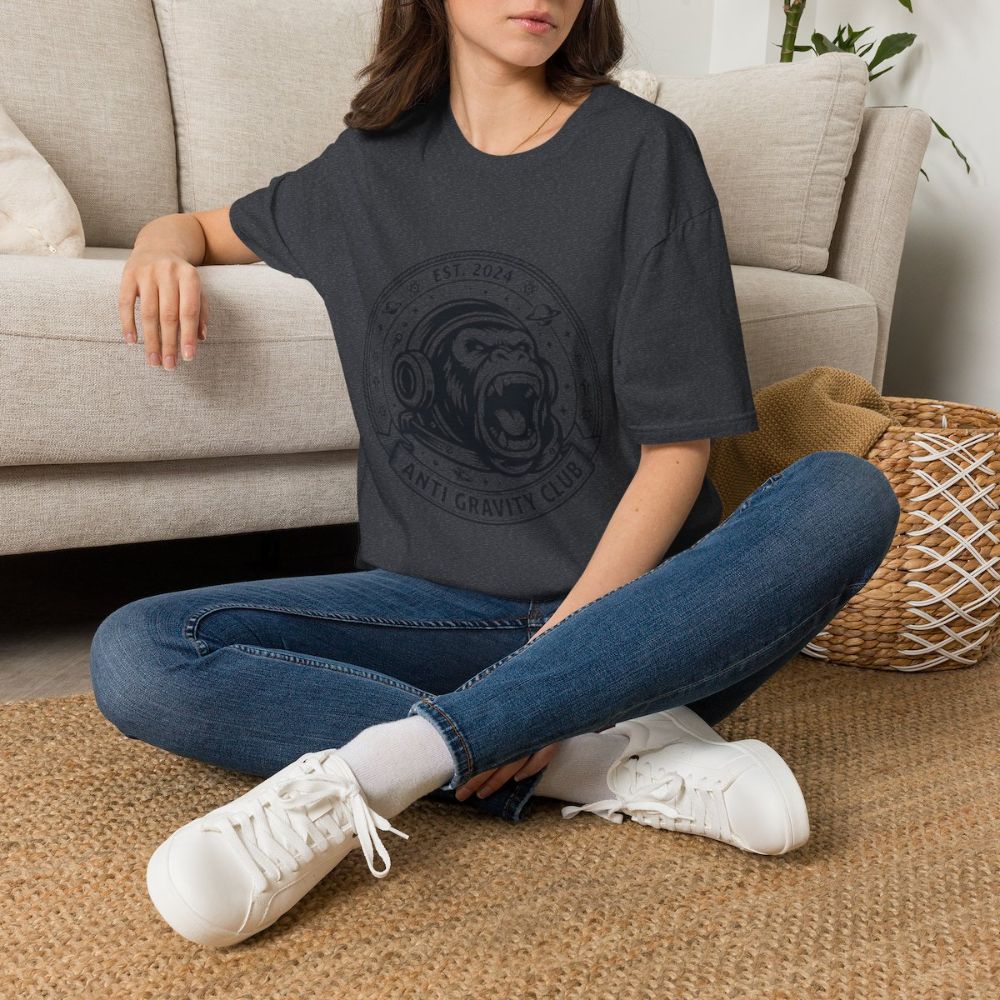 Picture of Anti Gravity Club Gorilla Graphic T-Shirt | Space Helmet Ape Tee