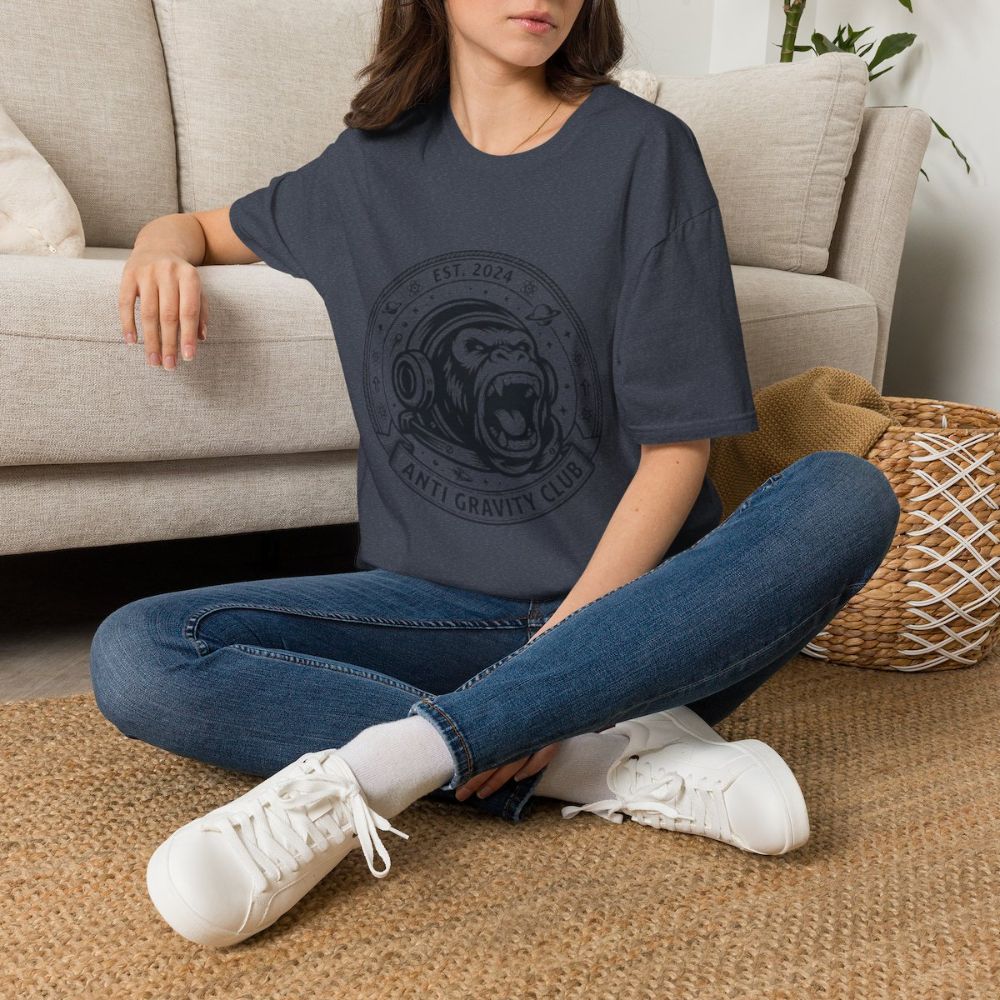 Picture of Anti Gravity Club Gorilla Graphic T-Shirt | Space Helmet Ape Tee