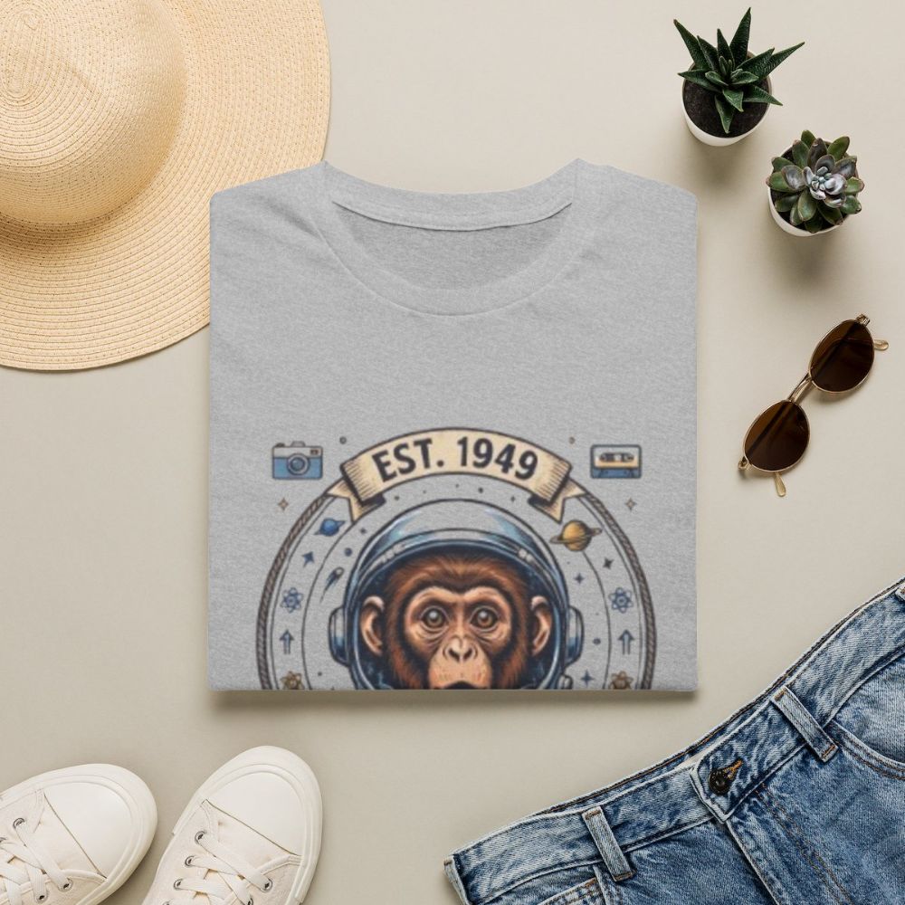 Picture of Vintage Space Chimp Astronaut T-Shirt | EST. 1949, Retro Space Badge