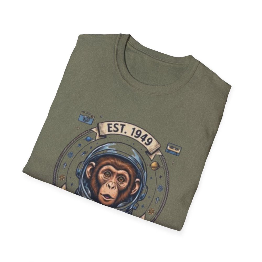Picture of Vintage Space Chimp Astronaut T-Shirt | EST. 1949, Retro Space Badge