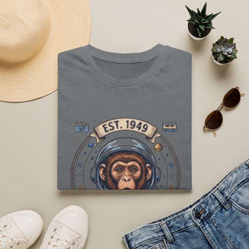 Picture of Vintage Space Chimp Astronaut T-Shirt | EST. 1949, Retro Space Badge