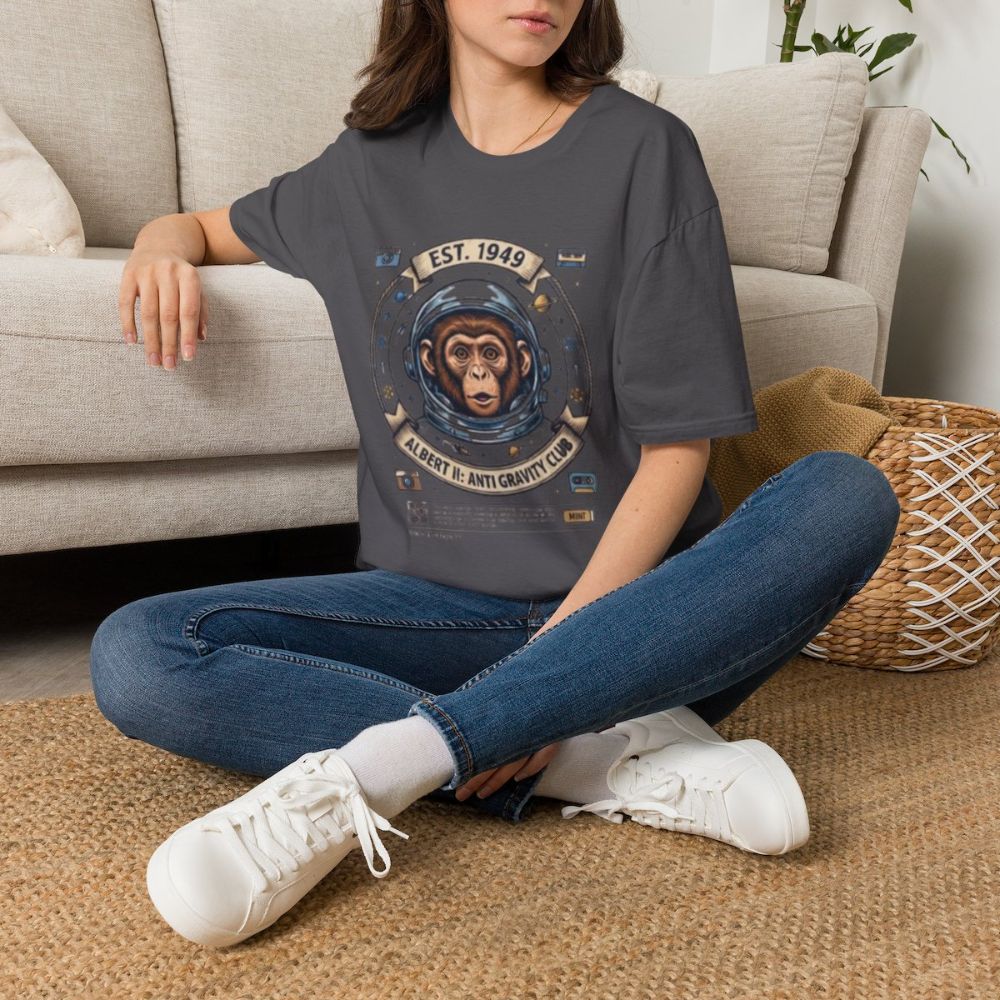 Picture of Vintage Space Chimp Astronaut T-Shirt | EST. 1949, Retro Space Badge