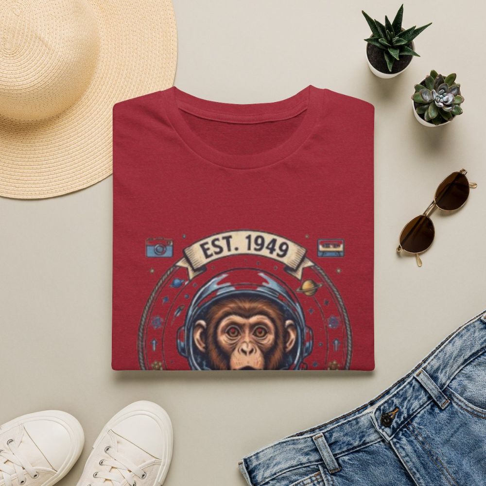 Picture of Vintage Space Chimp Astronaut T-Shirt | EST. 1949, Retro Space Badge