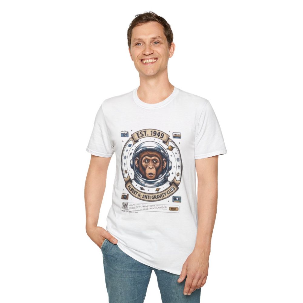 Picture of Vintage Space Chimp Astronaut T-Shirt | EST. 1949, Retro Space Badge