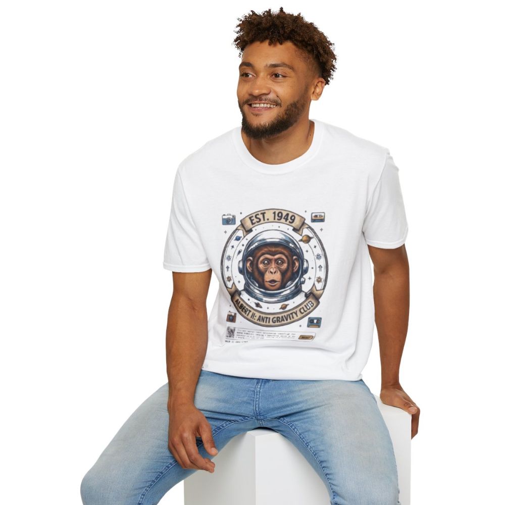 Picture of Vintage Space Chimp Astronaut T-Shirt | EST. 1949, Retro Space Badge